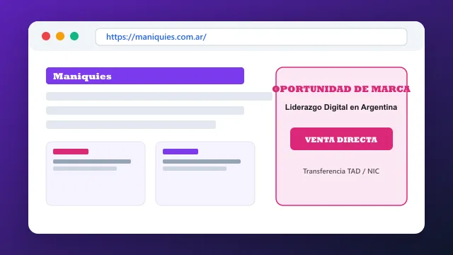 Modelo de aplicación comercial y proyectos digitales para maniquies.com.ar